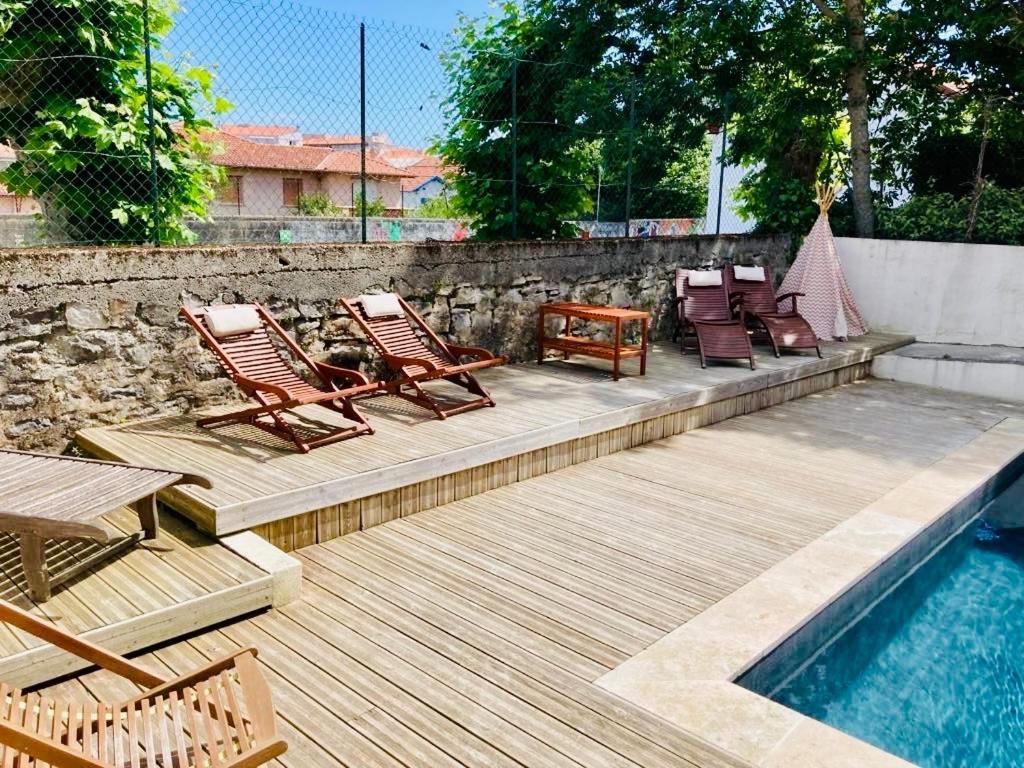 Charming 1 Bedroom Flat, Biarritz Center With Pool And Car Park Exterior photo